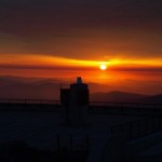 The first people in New England to be hit by the sun on May 27th- Summit of Mt. Washington
