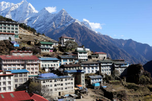 Namche Bazaar is the cultural capital of the Khumbu Valley