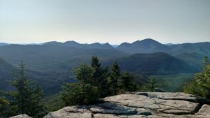 Carrigain Notch seen from Zealand Cliff.