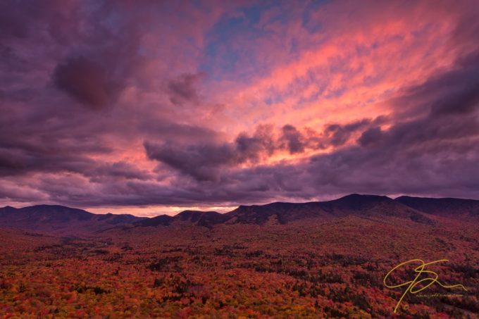 Worth the wait. @nhclickchick @chriswhiton and I had just about given up any hopes of a dramatic sky over the Pemigewasset Wilderness last night and were getting ready to pack it in and get ready for the 5 mile hike back to the car. Then this started to happen. We stayed and hiked out in the dark.