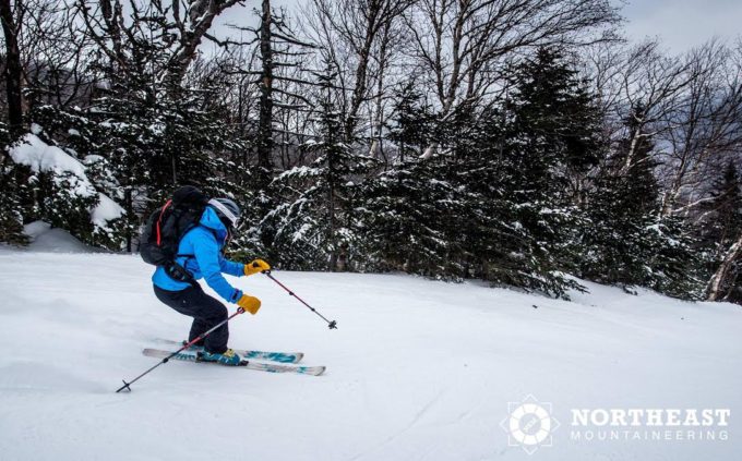 Skiing the Sherburne Trail